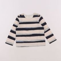 Tee-shirt beige, bleu - Chloé - Beige - fille & 18 mois - Seconde main