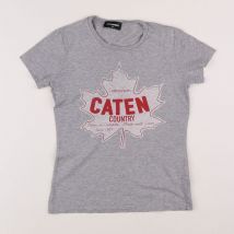 Tee-shirt gris - Dsquared2 - Gris - garçon & 12 ans - Seconde main