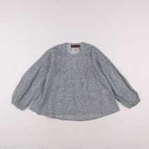 Blouse bleu, blanc - Antik Batik - Blanc - fille & 8 ans - Seconde main