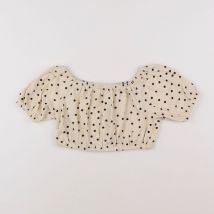 Crop-top beige - Zara - Beige - fille & 7 ans - Seconde main