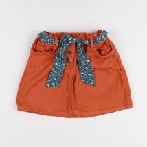 Jupe orange - Vertbaudet - Orange - fille & 9 ans - Seconde main