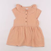 Robe orange - Vertbaudet - Orange - fille & 3 ans - Seconde main