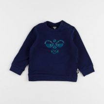Sweat bleu - Hummel - Bleu - fille & 6/9 mois - Seconde main