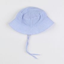 Chapeau blanc, bleu - Boutchou - Blanc - mixte & 3/6 mois - Seconde main