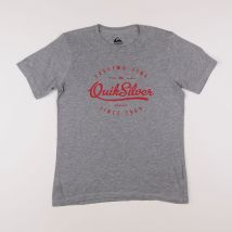 Tee-shirt gris - Quiksilver - Gris - garçon & 10 ans - Seconde main