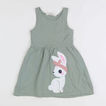 Robe vert - H&M - Vert - fille & 3/4 ans - Seconde main