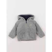 Veste doublé gris - IKKS - Gris - fille & 6/12 mois - Seconde main