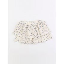 Jupe beige, bleu - Petit Piao - Beige - fille & 12 mois - Neuf