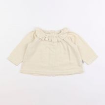 Blouse beige - Poudre Organic - Beige - fille & 1 mois - Neuf