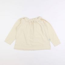 Blouse beige - Poudre Organic - Beige - fille & 8 ans - Neuf