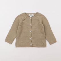 Gilet marron - Bonnet à Pompon - Marron - fille & 18 mois - Neuf