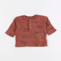 Tee-shirt marron - Play Up - Marron - garçon & 3 mois - Seconde main