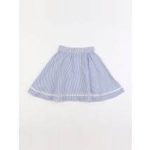 Jupe bleu, blanc - Rose et théo - Blanc - fille & 10 ans - Seconde main