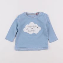 Tee-shirt bleu - S.Oliver - Bleu - garçon & 3 mois - Seconde main