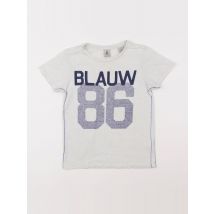 Tee-shirt gris, bleu - Scotch Shrunk - Bleu - garçon & 8 ans - Seconde main