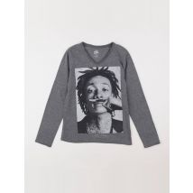 Tee-shirt gris - Little Eleven Paris - Gris - mixte & 12 ans - Seconde main