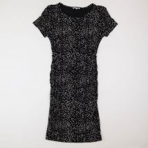 Robe grossesse noir, blanc - Noppies maternité - Blanc - femme & 36 à 38 - Seconde main