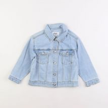 Veste imprimé au dos bleu - Zara - Bleu - fille & 3/4 ans - Seconde main