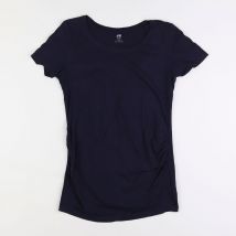 Tee-shirt grossesse, grossesse bleu - H&M - Bleu - femme & 36 à 38 - Seconde main