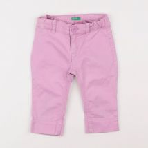Pantalon rose - Benetton - Rose - garçon & 2 ans - Seconde main