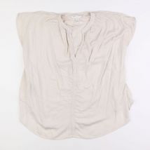 Blouse beige - H&M - Beige - femme & 42 - Seconde main