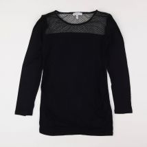 Tee-shirt grossesse noir - Envie de fraise - Noir - femme & 42 à 44 - Seconde main
