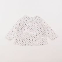 Tee-shirt blanc - Boutchou - Blanc - fille & 6 mois - Seconde main