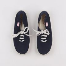 Tennis à scratch/ lacets bleu - Cienta - Bleu - fille & pointure 34 - Seconde main