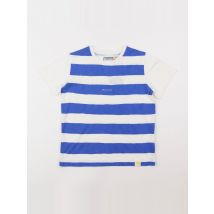 Tee-shirt blanc, bleu - Thinking Mu - Blanc - mixte & 6 ans - Neuf