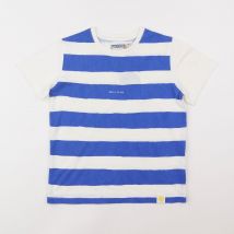 Tee-shirt blanc, bleu - Thinking Mu - Blanc - mixte & 12 ans - Neuf