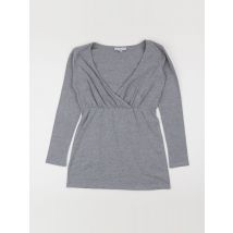 Tee-shirt grossesse gris - Envie de fraise - Gris - femme & 36 à 38 - Seconde main