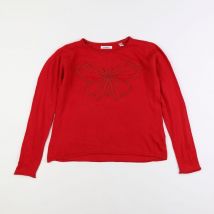 Pull rouge - Okaidi - Rouge - fille & 10 ans - Seconde main