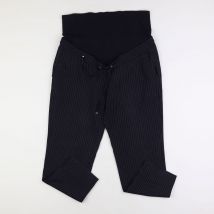 Pantalon grossesse bleu, blanc - H&M - Blanc - femme & 42 - Seconde main