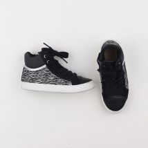 Baskets noir, blanc - Geox - Blanc - fille & pointure 29 - Seconde main