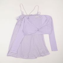 Pyjama grossesse coton violet - Vertbaudet - Violet - femme & 42 à 44 - Seconde main