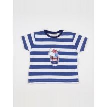 Tee-shirt bleu, blanc - Mayoral - Blanc - garçon & 3 mois - Seconde main