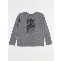 Tee-shirt gris - Californian Vintage - Gris - fille & 6 ans - Seconde main