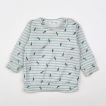 Sweat blanc, vert - Little Celebs - Blanc - garçon & 6 mois - Seconde main