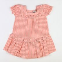 Robe rose, blanc (état neuf) - The new society - Blanc - fille & 12 mois - Neuf