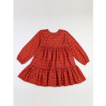 Robe velours rouge (neuf) - Holi & Love - Rouge - fille & 12/13 ans - Neuf