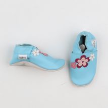 Chaussons bleu (état neuf) - Bobux - Bleu - fille & pointure 19 - Neuf