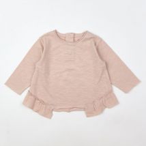 Tee-shirt gris, rose (neuf) - Play Up - Gris - fille & 3 mois - Neuf