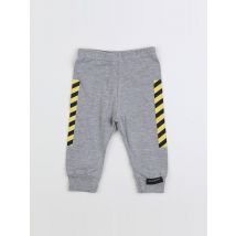 Legging gris, jaune - Little Eleven Paris - Gris - garçon & 6 mois - Seconde main