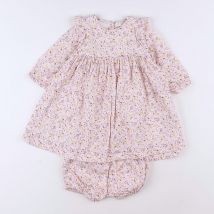 Robe blanc, or - Vertbaudet - Blanc - fille & 18 mois - Seconde main