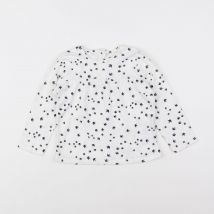 Tee-shirt blanc, bleu - Vertbaudet - Blanc - fille & 12 mois - Seconde main