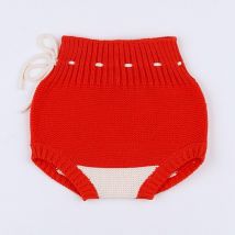 Bloomer tricot rouge (neuf) - Bayiri - Rouge - mixte & 3 mois - Neuf