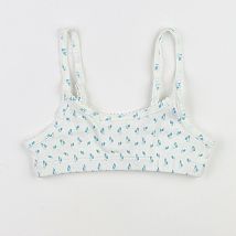 Brassière blanc, bleu (état neuf) - The new society - Blanc - fille & 6 ans - Neuf