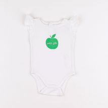 Body vetement blanc, vert - Jacadi - Blanc - fille & 3 mois - Seconde main