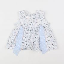 Blouse blanc, bleu - Lola Palacios - Blanc - fille & 18 mois - Seconde main