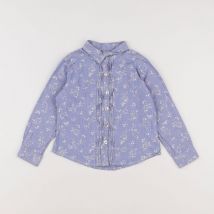 Blouse bleu, blanc - Buissonnière - Blanc - fille & 18 mois - Seconde main